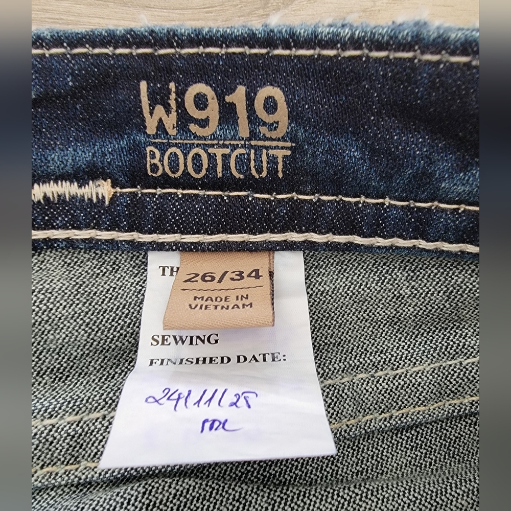 MEK x Miss Me Bootcut Jeans sz 26 - Picture 3 of 11